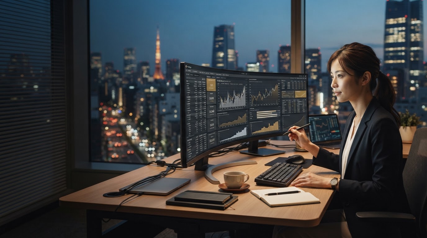 Turbledgerのデータ分析ダッシュボードを示すイメージ画像